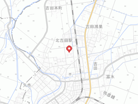 燕市吉田総合体育館の地図