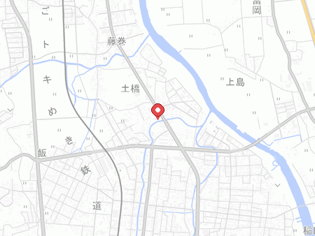 自遊空間 上越高田店の地図