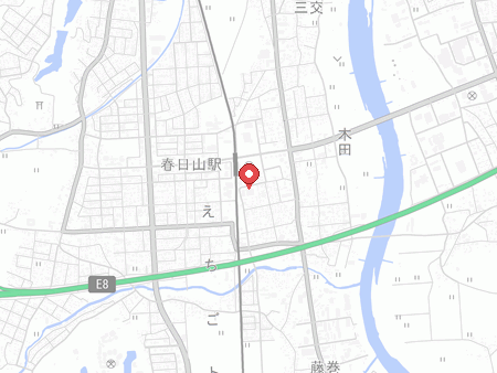 上越市総合体育館の地図