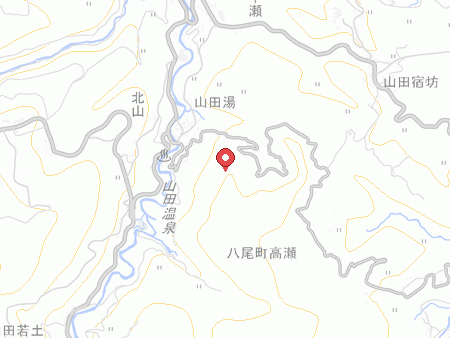 山田温泉 玄猿楼の地図