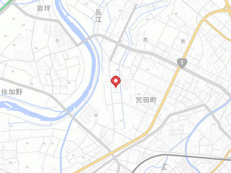 高岡市竹平記念体育館の地図