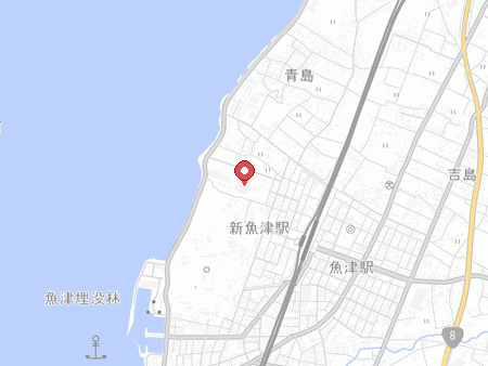 ありそドームの地図