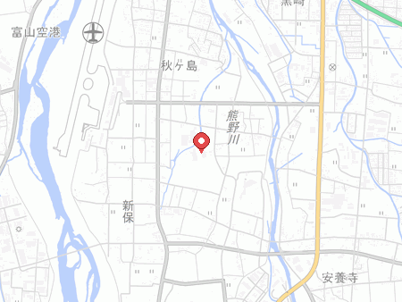 富山市体育文化センターの地図