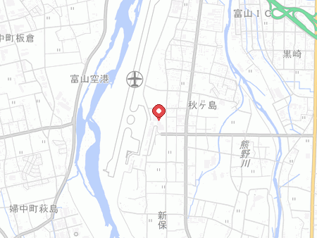 富山県総合体育センターの地図