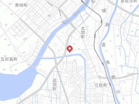 浅野川市民体育館の地図