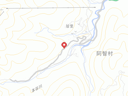 湯元ホテル阿智川の宿の地図