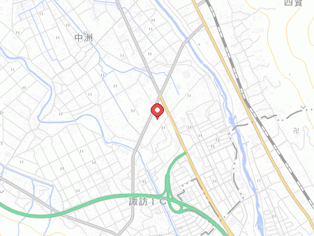 自遊空間 諏訪インター店の地図