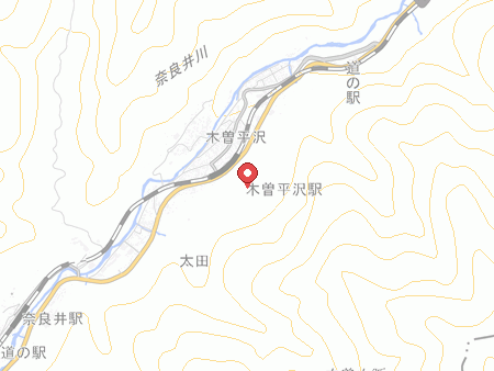 塩尻市立楢川屋内運動場（旧 すぱーく楢川 ）の地図