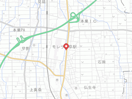ラウンドワン モレラ岐阜店の地図