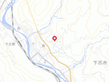 下呂交流会館の地図