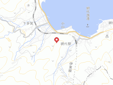 南熱海マリンホールの地図