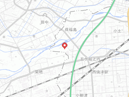 焼津市総合体育館（シーガルドーム）の地図