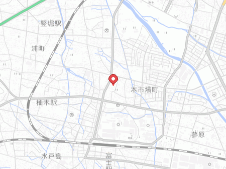 自遊空間 富士青葉通店の地図