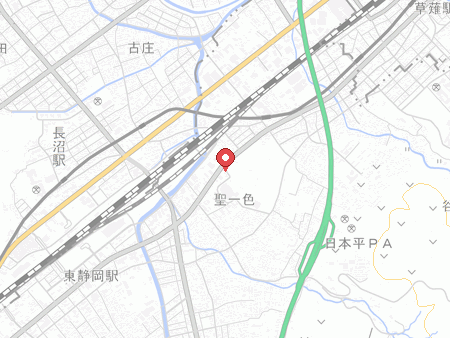 このはなアリーナ（新草薙体育館）の地図