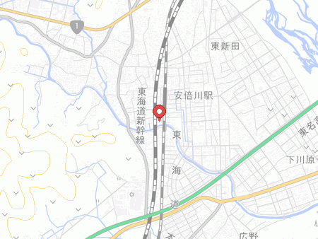 長田体育館の地図