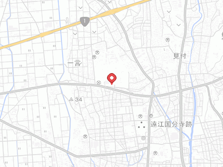 磐田市総合体育館の地図