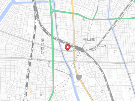 スマート卓球ジム名古屋金山店の地図