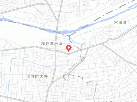 ミラクル卓球場の地図