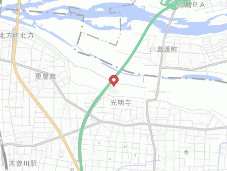 一宮市総合体育館の地図
