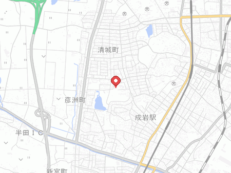 半田市体育館の地図