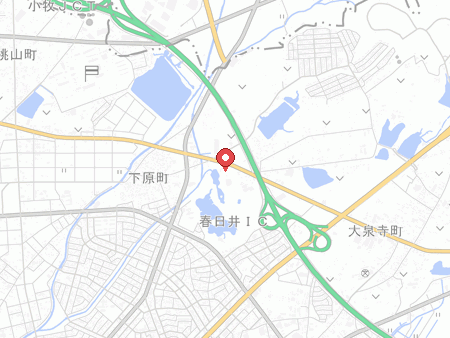 落合公園体育館の地図