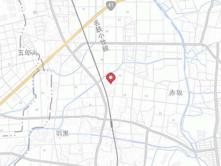 犬山市体育館の地図