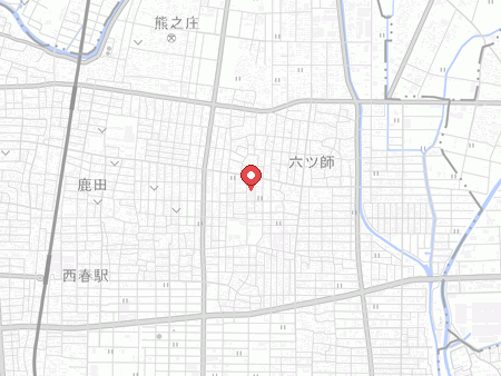 北名古屋市総合体育館の地図
