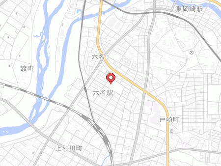 岡崎市体育館の地図