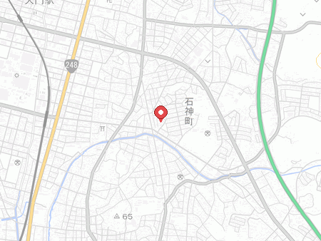 井田体育館の地図