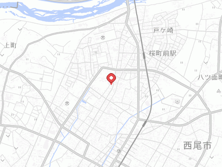 鶴城体育館の地図