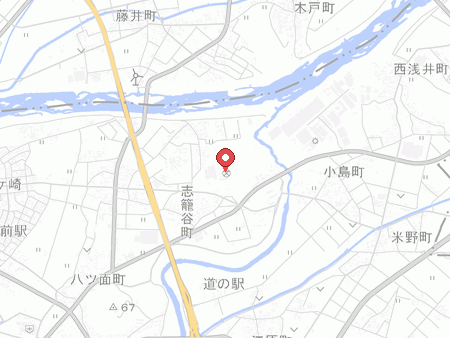西尾市総合体育館の地図