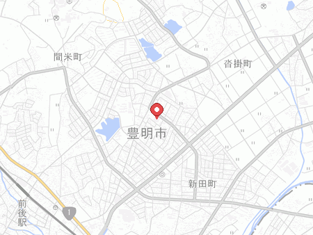 豊明市福祉体育館の地図