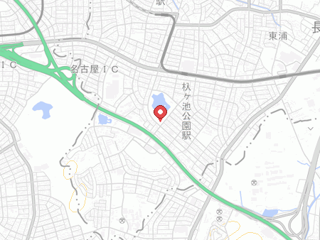長久手市杁ケ池体育館の地図