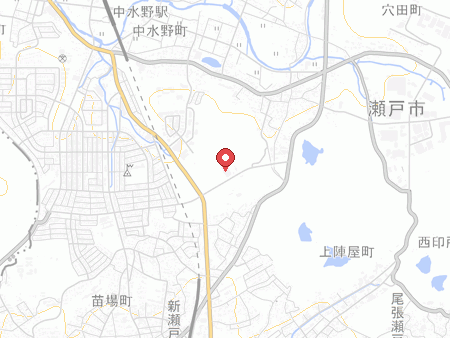 瀬戸市体育会館の地図