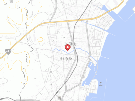 蒲郡文化広場の地図