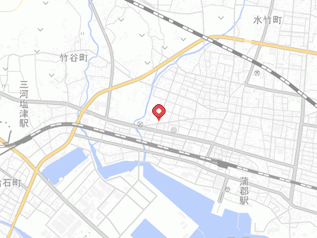 蒲郡市民体育センターの地図
