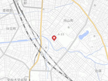 前田南地区体育館の地図
