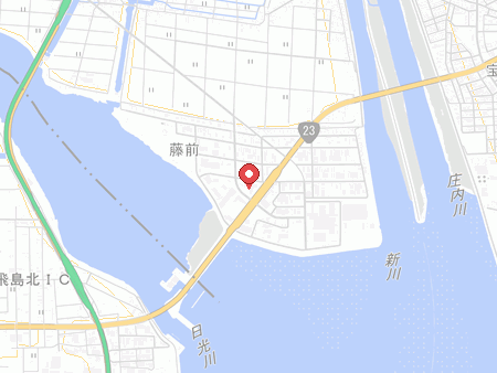 名古屋市南陽プールの地図