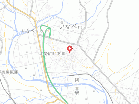 ビークイックいなべ店の地図
