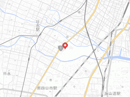 四日市中央緑地体育館の地図