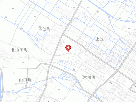 草津市総合体育館の地図