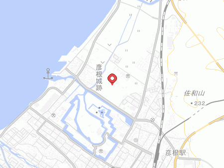 彦根市民体育センターの地図