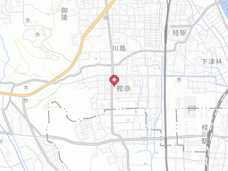 みんなの卓球部（洛西樫原卓球場）の地図