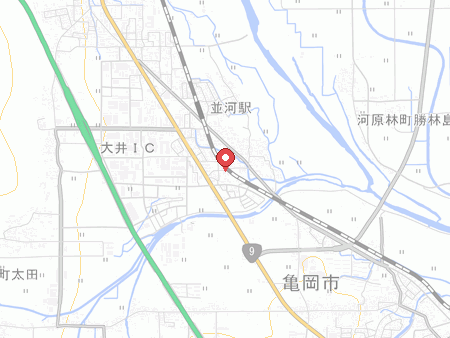 西台卓球場の地図
