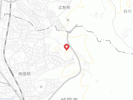 城陽市民体育館の地図