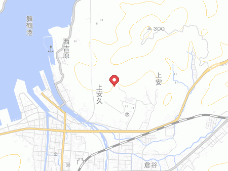 舞鶴文化公園体育館の地図