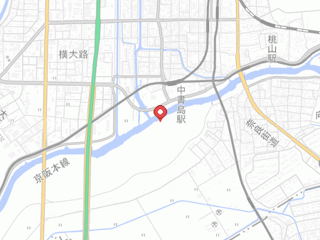 伏見港公園体育館の地図