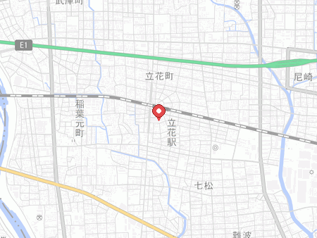 フェスタ立花卓球センターの地図