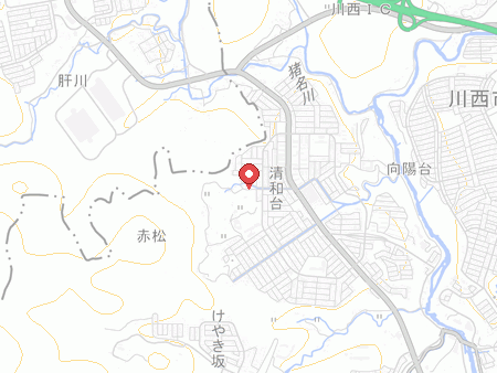 清和台卓球スタジオの地図