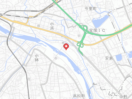 宝塚市立スポーツセンターの地図
